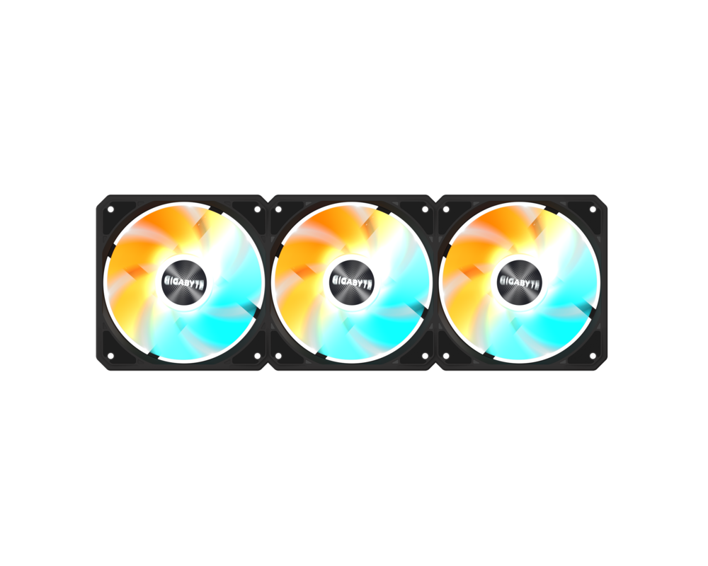 Вентилатор Комплект вентилатори 3-Pack GIGABYTE AORUS EZ CHAIN FAN 120, 120x120x25mm ARGB 4