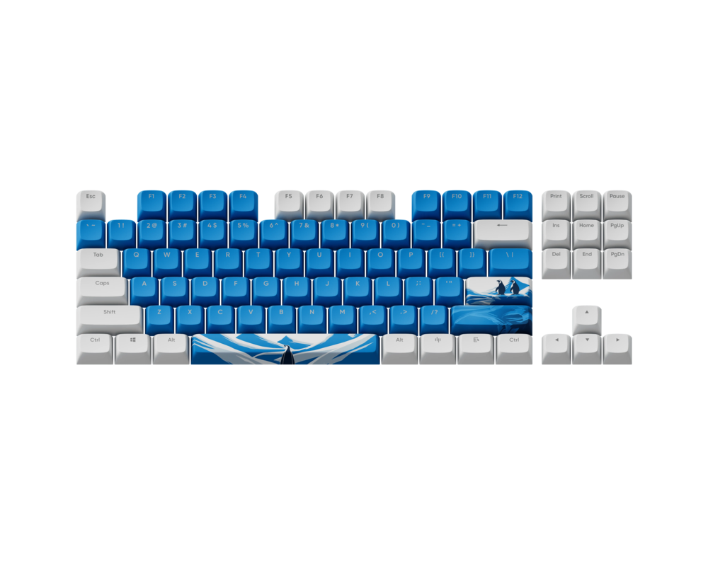 Геймърски аксесоари Капачки за механична клавиатура Dark Project - GeekBoy за ANSI & ISO Layout, PBT 2