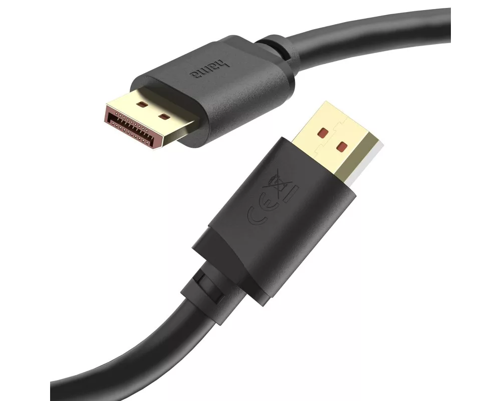 Кабел HAMA Кабел DisplayPort, DP 2.1, Ultra-HD 16K, 80 Gbit/s, 2 m 9