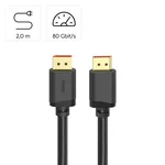 Кабел HAMA Кабел DisplayPort, DP 2.1, Ultra-HD 16K, 80 Gbit/s, 2 m 14