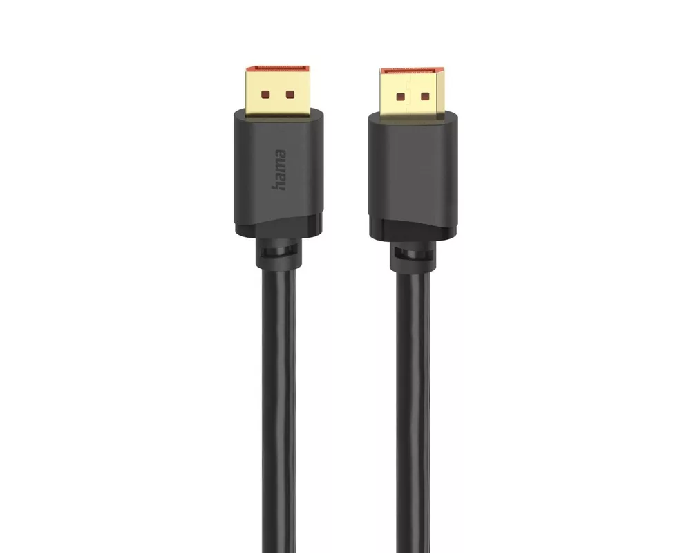 Кабел HAMA Кабел DisplayPort, DP 2.1, Ultra-HD 16K, 80 Gbit/s, 2 m 10