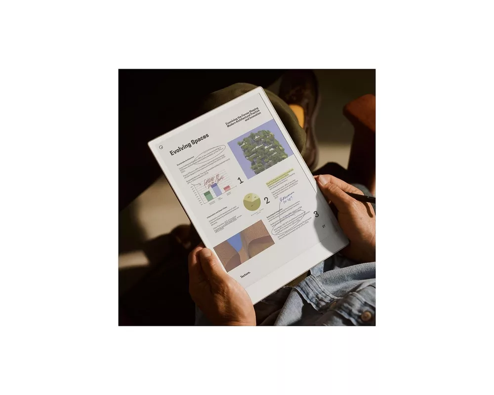 Електронна книга Таблет reMarkable Paper Pro 11.8", в комплект с Marker plus и Калъф Premium Leather Book Folio 6