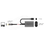 Кабел Delock Кабел активен удължителен USB-C към USB-C женско , 5m, (доп. DC захранващ сокет за опцион. захр.) 2