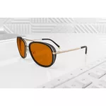 Очила за компютър Компютърни очила GUNNAR Dume - Gold - Amber Max 6