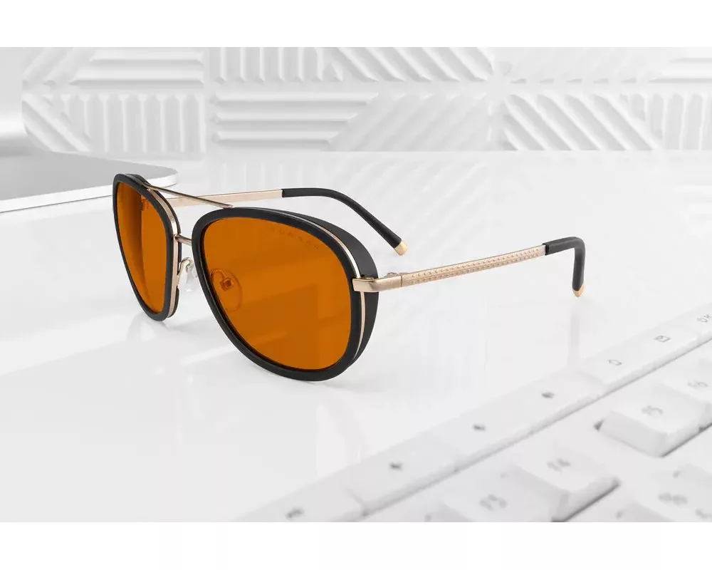Очила за компютър Компютърни очила GUNNAR Dume - Gold - Amber Max 6