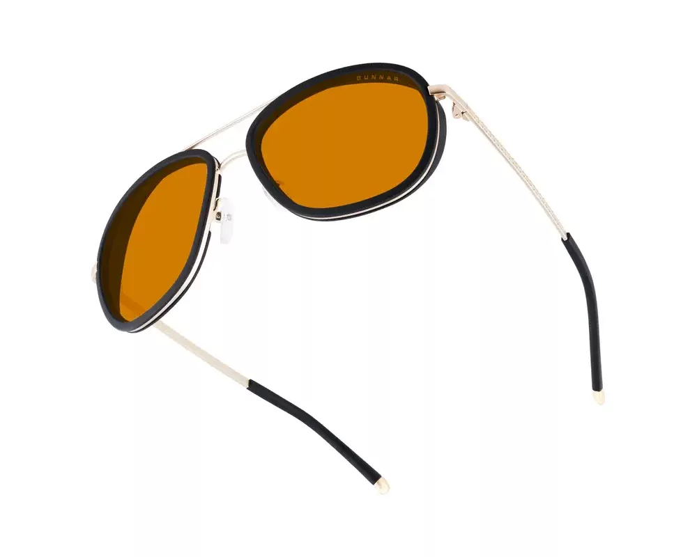 Очила за компютър Компютърни очила GUNNAR Dume - Gold - Amber Max 3