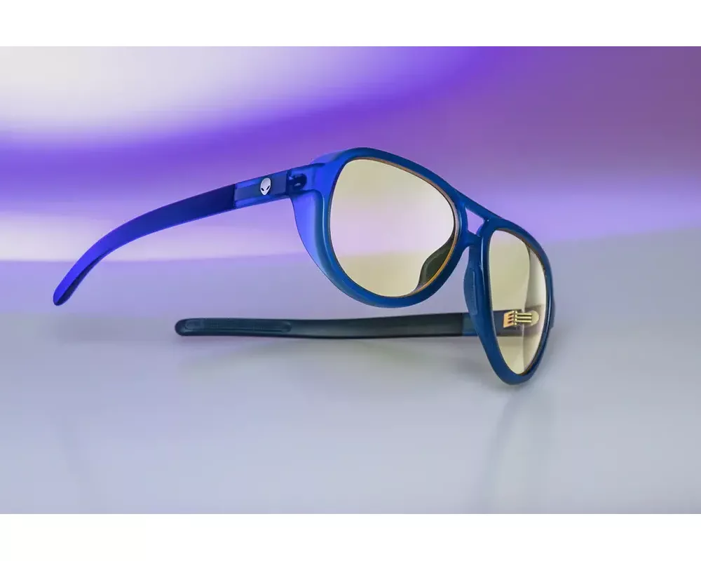 Очила за компютър Компютърни очила GUNNAR Alienware Roswell - Conspiracy Blue - Amber 6