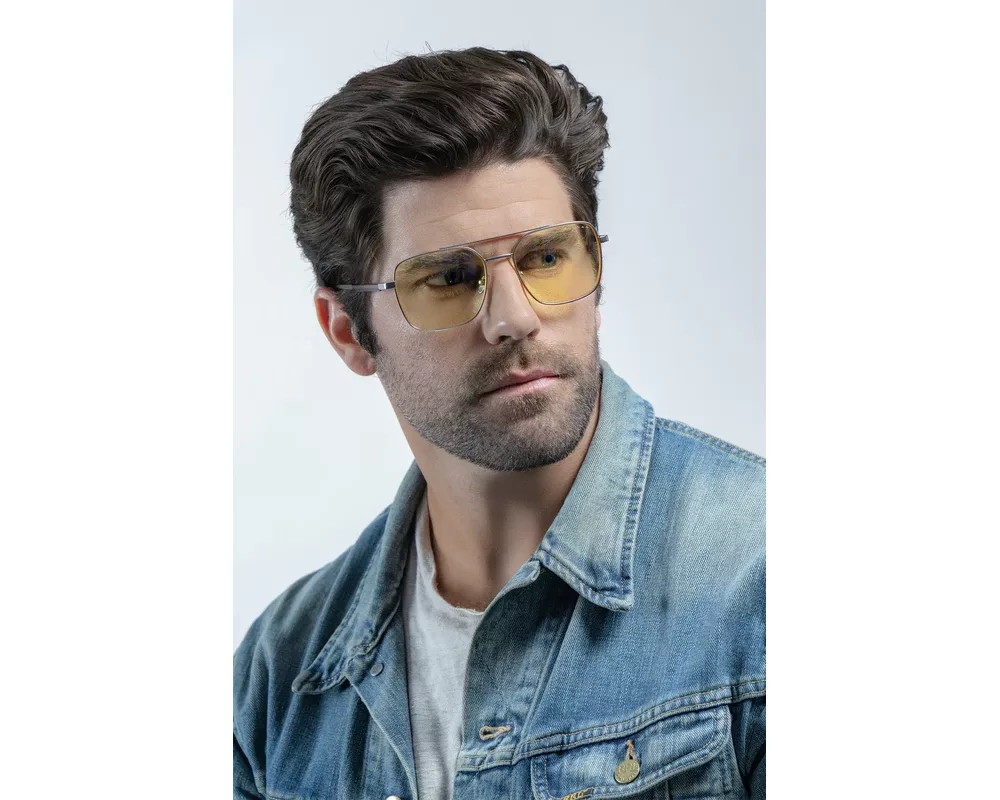 Очила за компютър Компютърни очила GUNNAR White Wolf - Steel/Umber - Amber 4