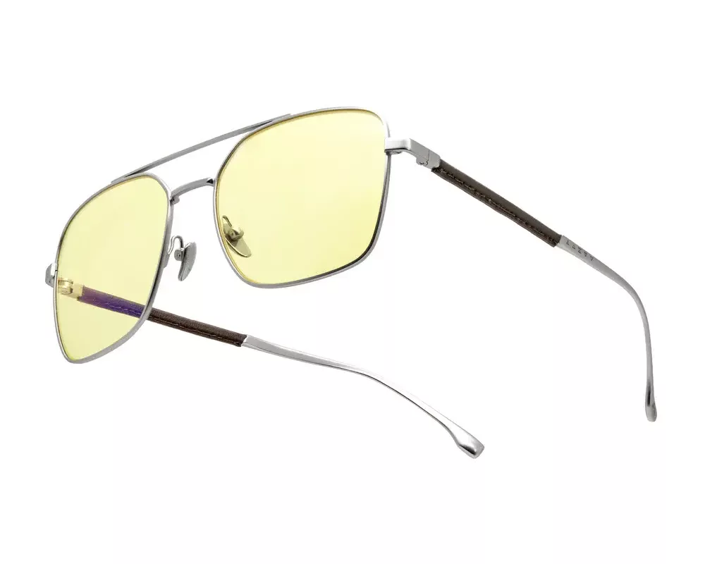 Очила за компютър Компютърни очила GUNNAR White Wolf - Steel/Umber - Amber 2