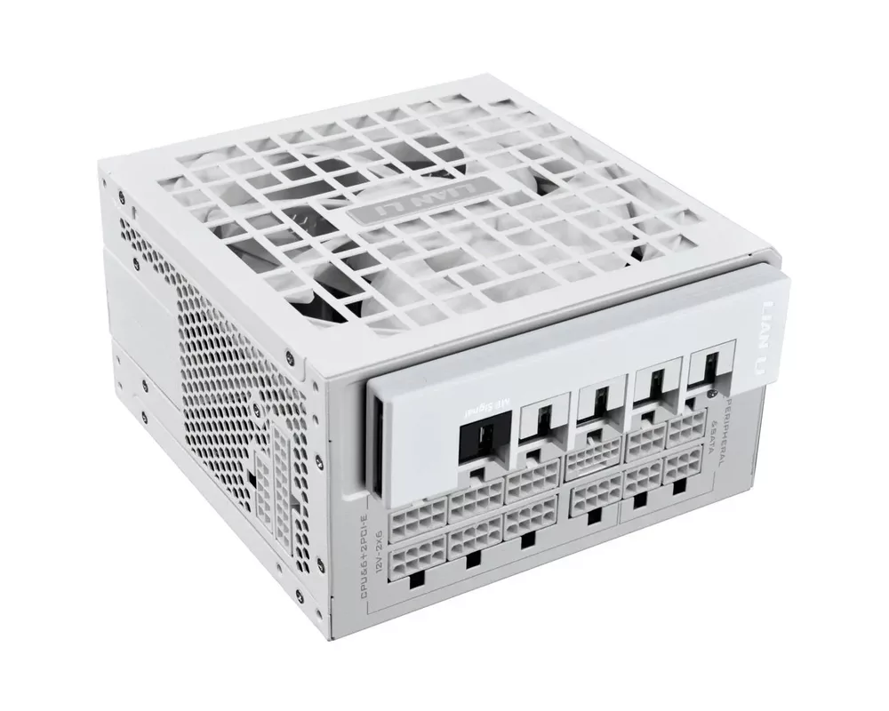 Захранване Lian Li RS 1000W 80+ Gold PCIe 5.1, ATX 3.1, RS Hub - Бял 3