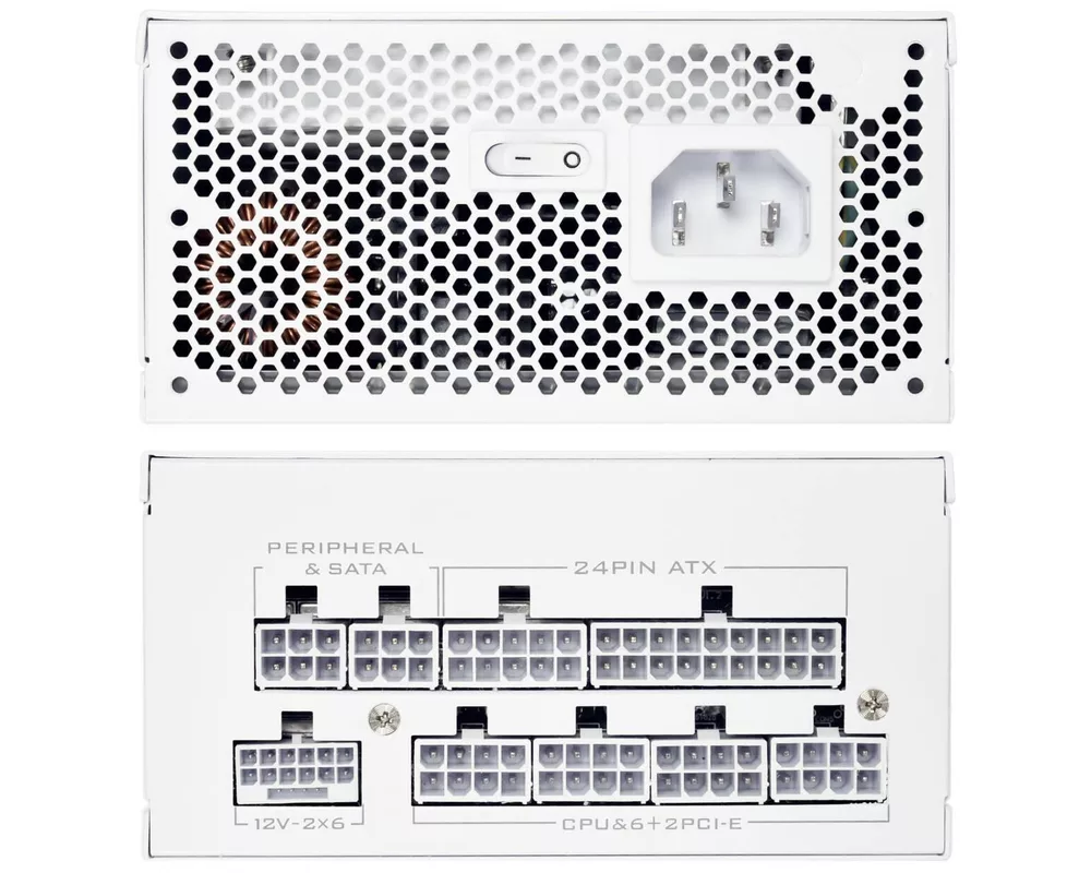 Захранване Lian Li SP750 V2 White 750W 80+ Gold PCIe 5.1, ATX 3.1 5