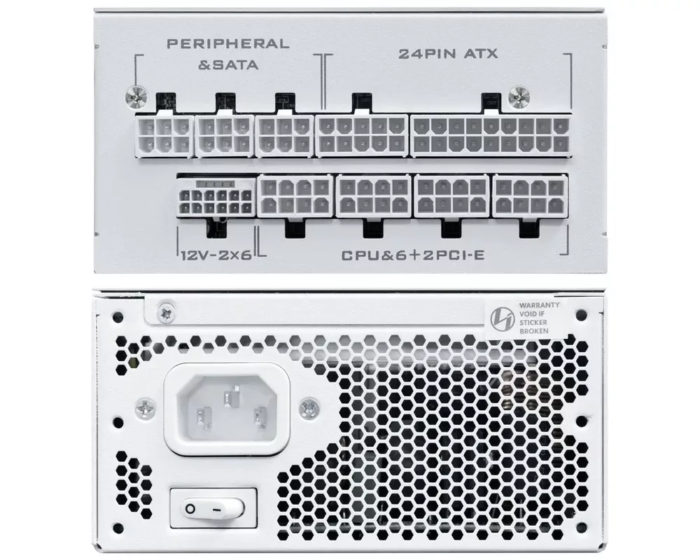 Захранване Lian Li SP850 White 850W 80+ Platinum PCIe 5.1, ATX 3.1 4