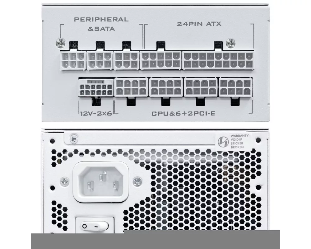 Захранване Lian Li SP1000 White 1000W 80+ Platinum PCIe 5.1, ATX 3.1 4