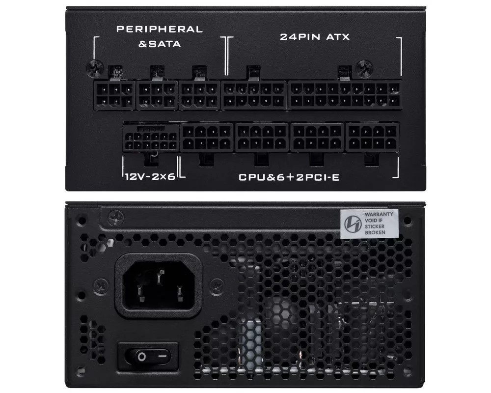 Захранване Lian Li SP1000 Black 1000W 80+ Platinum PCIe 5.1, ATX 3.1 4