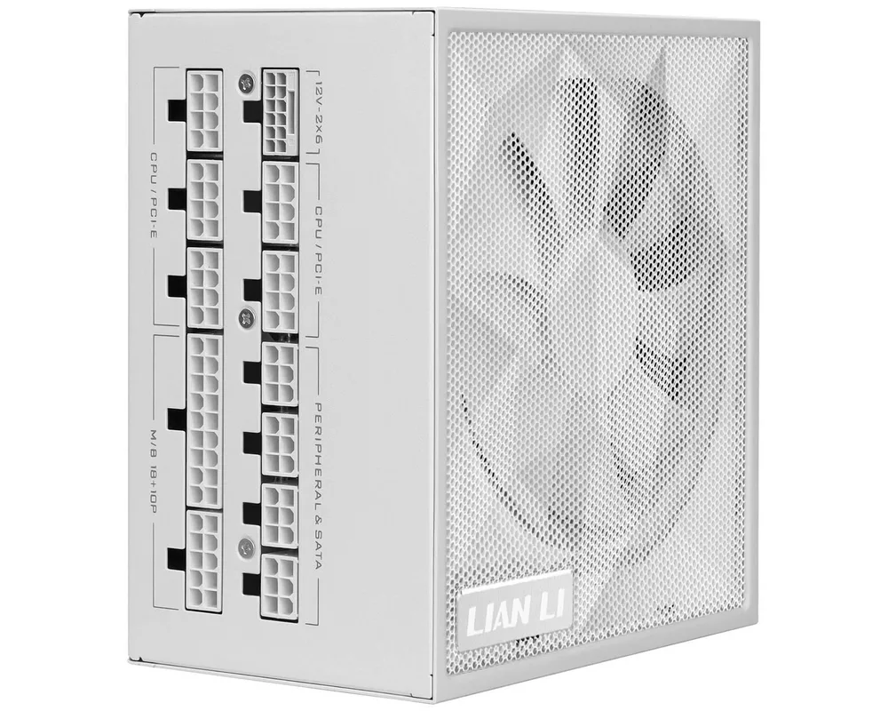 Захранване Lian Li SX1000P White 1000W 80+ Platinum PCIe 5.1, ATX 3.1 2