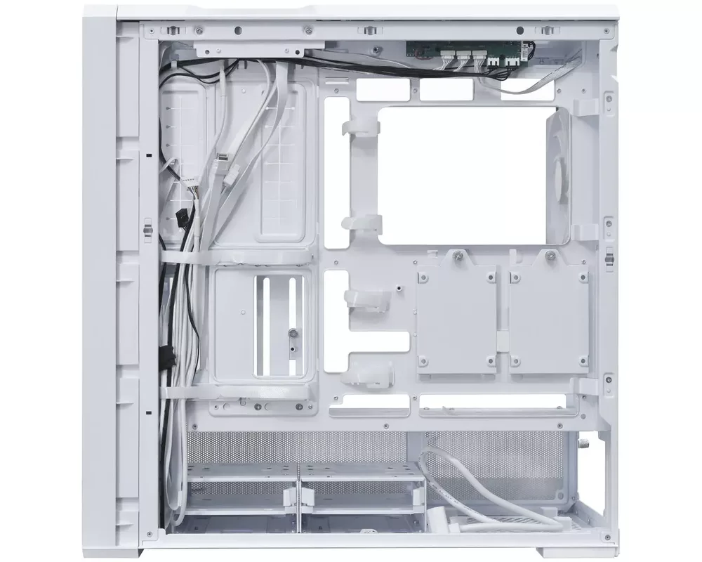 Кутия Lian Li LANCOOL 217 INF RGB Mid-Tower, Tempered Glass - Бял 6