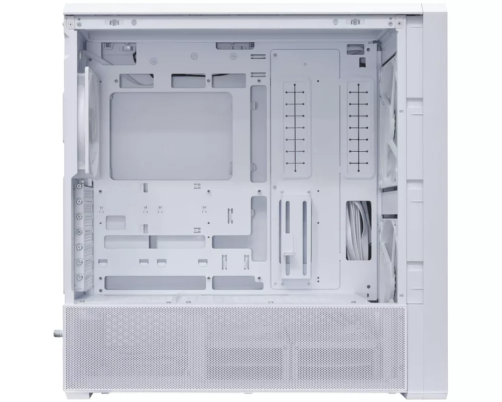 Кутия Lian Li LANCOOL 217 INF RGB Mid-Tower, Tempered Glass - Бял 5