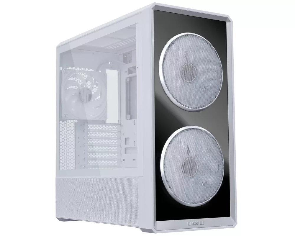 Кутия Lian Li LANCOOL 217 INF RGB Mid-Tower, Tempered Glass - Бял 2