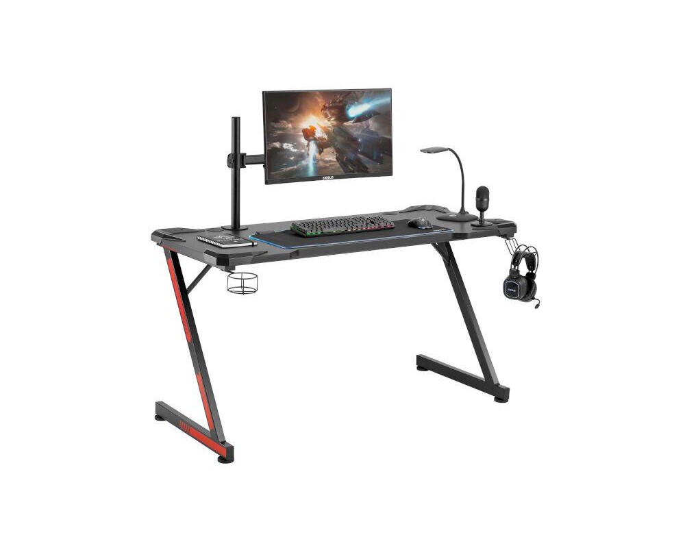 Геймърско бюро Nemesis II Black Red 3