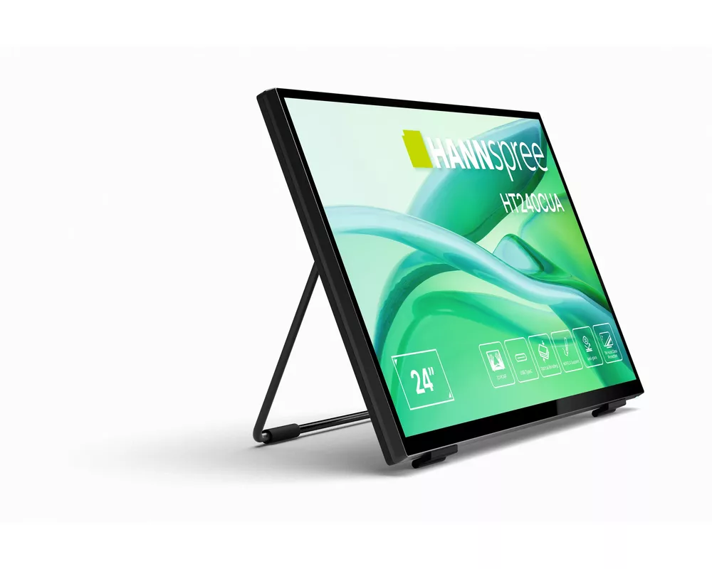 Монитор Портативен тъч Монитор Hanspree HT240CUA - 23.8" VA FHD(1920x1080), HDMI, USB-C 2
