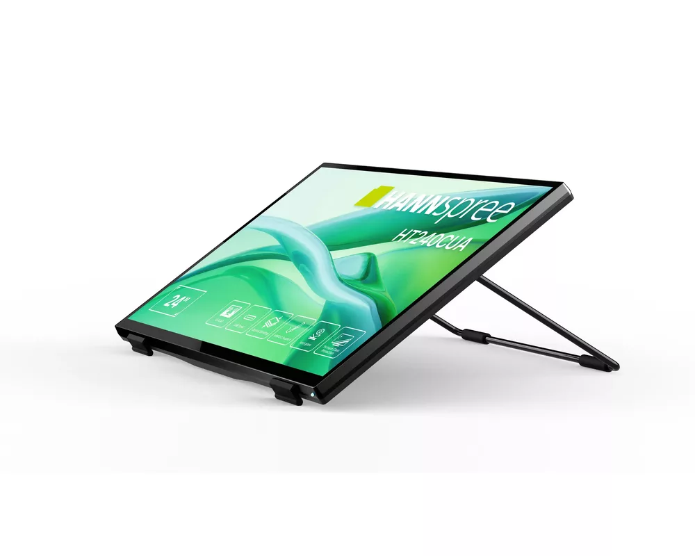 Монитор Портативен тъч Монитор Hanspree HT240CUA - 23.8" VA FHD(1920x1080), HDMI, USB-C 4