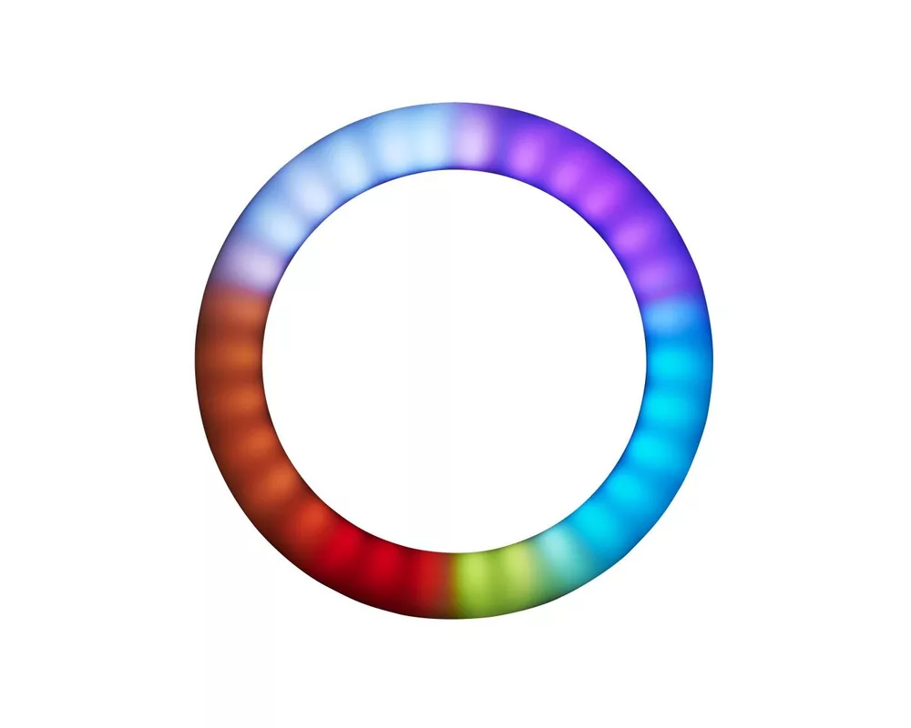Фото и видео аксесоари Hama LED Лампа със статив "SpotLight FoldUp RGB 102" LED-RGB, комплект за смартфон, сгъваема 22