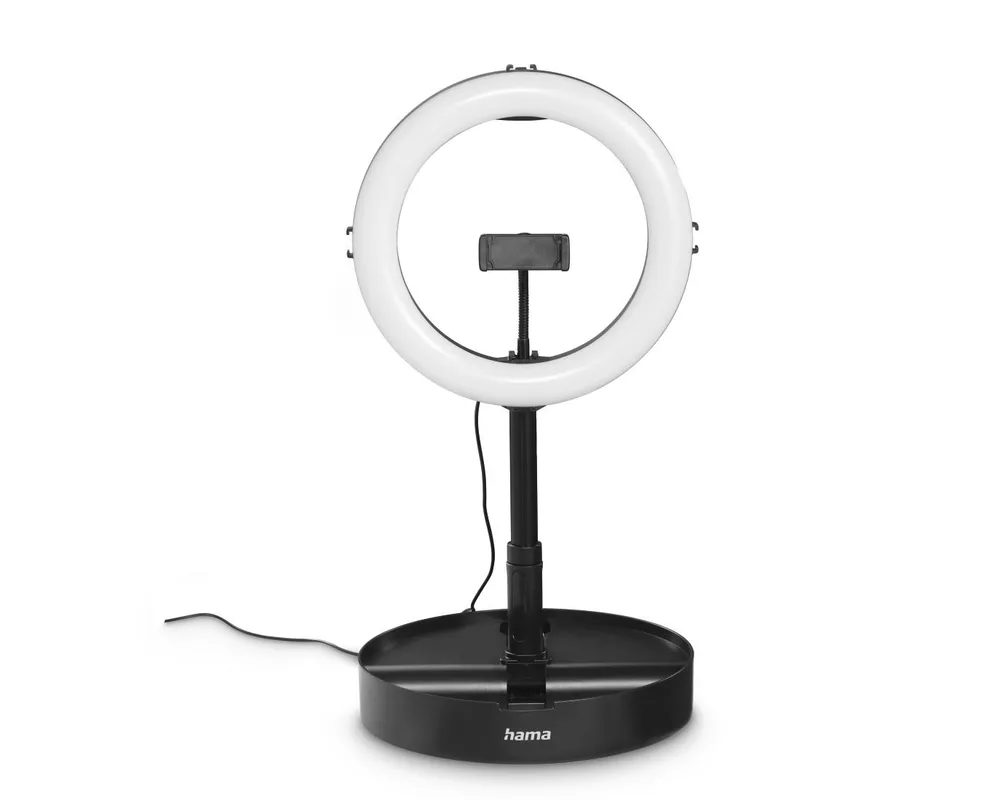 Фото и видео аксесоари Hama LED Лампа със статив "SpotLight FoldUp RGB 102" LED-RGB, комплект за смартфон, сгъваема 5