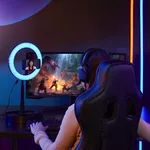 Фото и видео аксесоари Hama LED Лампа със статив "SpotLight FoldUp RGB 102" LED-RGB, комплект за смартфон, сгъваема 9