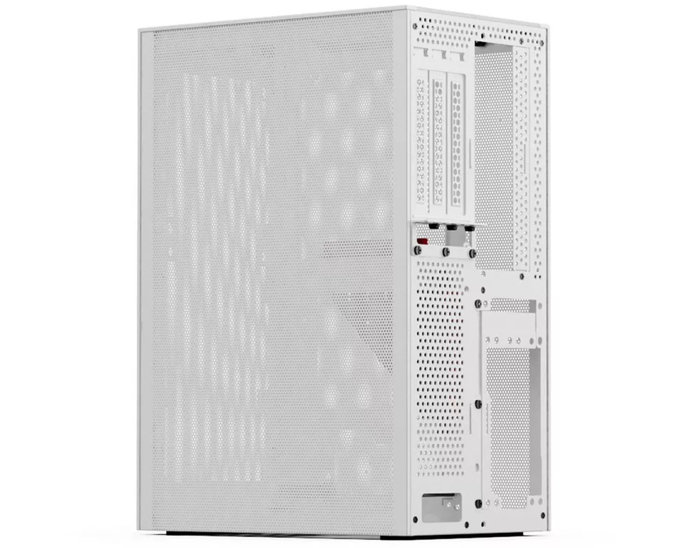 Кутия Ssupd Meshlicious Full Mesh PCIE 4.0 Edition Mini-ITX Case - White 2