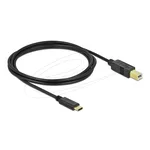 <span>Кабел</span> Delock USB-A 3.0 мъжко - USB-B мъжко, 5 м, 5 Gbps, Premium, Черен <span class='catalog-num-in-name'>DELOCK-83330</span> - 