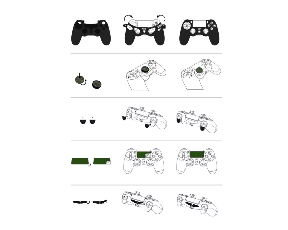 Геймърски аксесоари Комплект аксесоари HAMA Undead 7in1 за PS4/SLIM/PRO 8