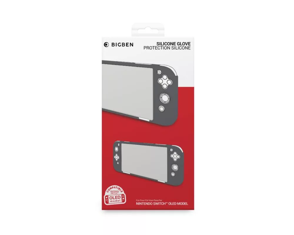 Геймърски аксесоари Силиконов защитен калъф Big Ben Silicon Glove, сив (Nintendo Switch OLED) 2