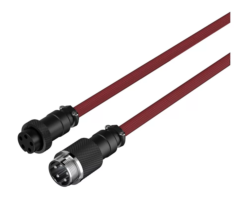Геймърски аксесоари Кабел за клавиатура HyperX Coiled Cable USB-C Red-Black 4