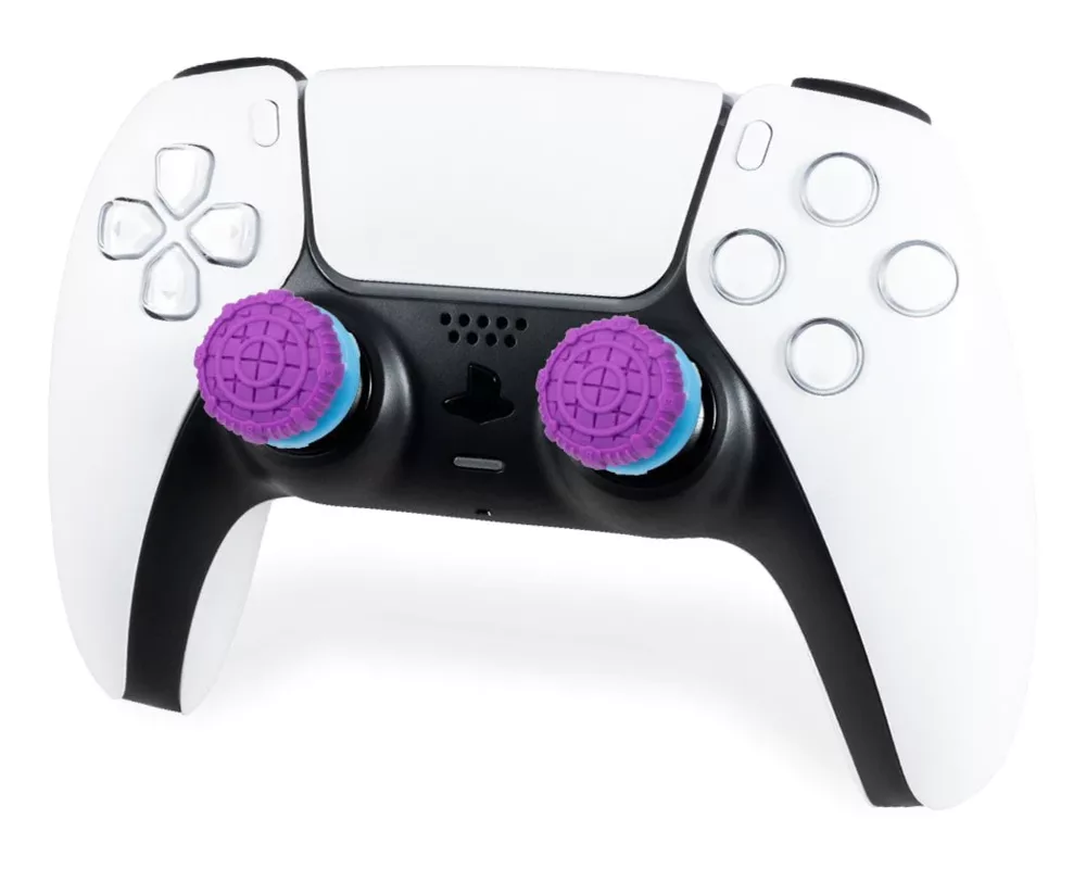 Геймърски аксесоари Аксесоар KontrolFreek FPS Performance Thumbsticks за PS5/PS4 Purple 4