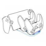 <span>Геймърски аксесоари</span> Зарядна станция Nacon, За DualSense падове и Playstation Portal <span class='catalog-num-in-name'>NC-PS5TRIPLECHARGER</span> - 