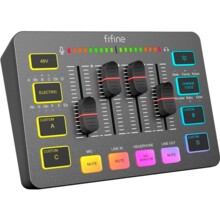  Аудио Миксер FIFINE SC3 RGB Audio Interface - Black 889502 FIFINE-SC3 на топ цена - PIC.bg