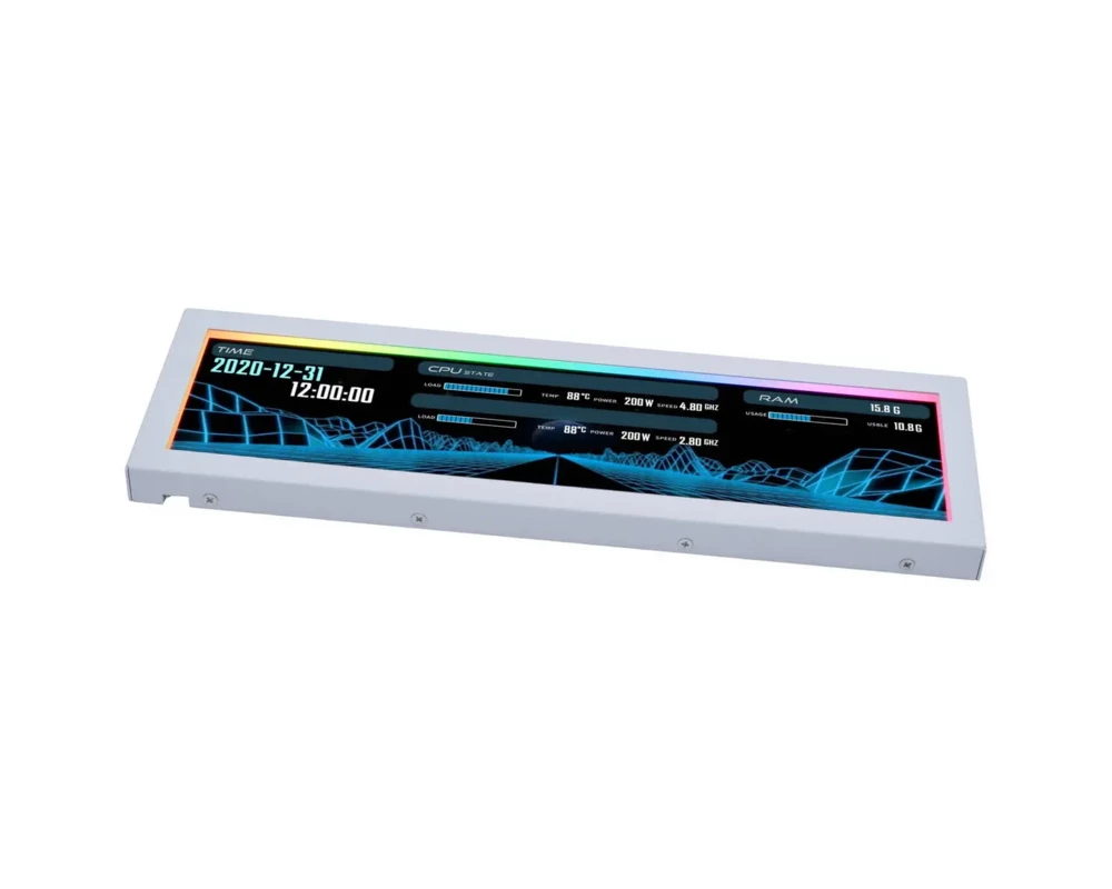 Геймърски аксесоари Команден панел Lian Li 8.8" Universal Screen - White 2