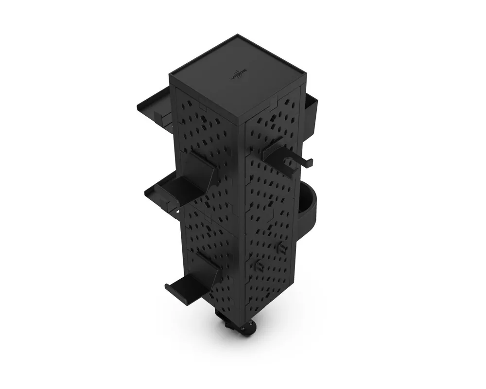 Геймърски аксесоари uRage модулен комплект Peg Board, монтаж на стена/маса, черен 2