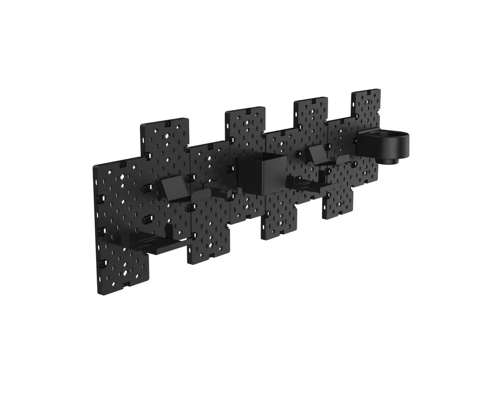 Геймърски аксесоари uRage модулен комплект Peg Board, монтаж на стена/маса, черен 9