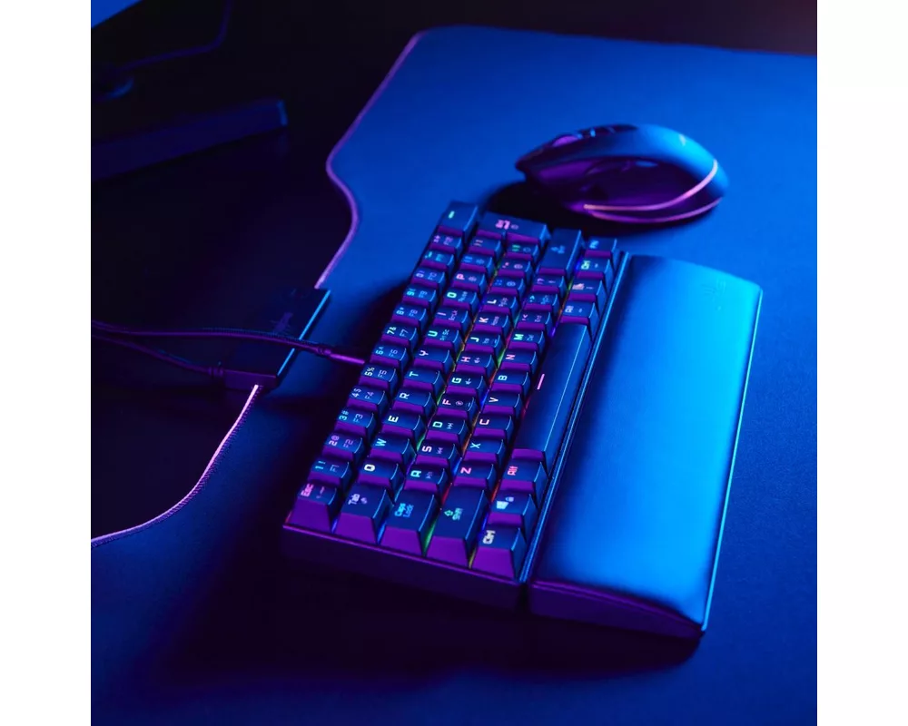 Клавиатура uRage Геймърска клавиатура "Exodus 760 Mechanical Mini", червени суичове, черна 5