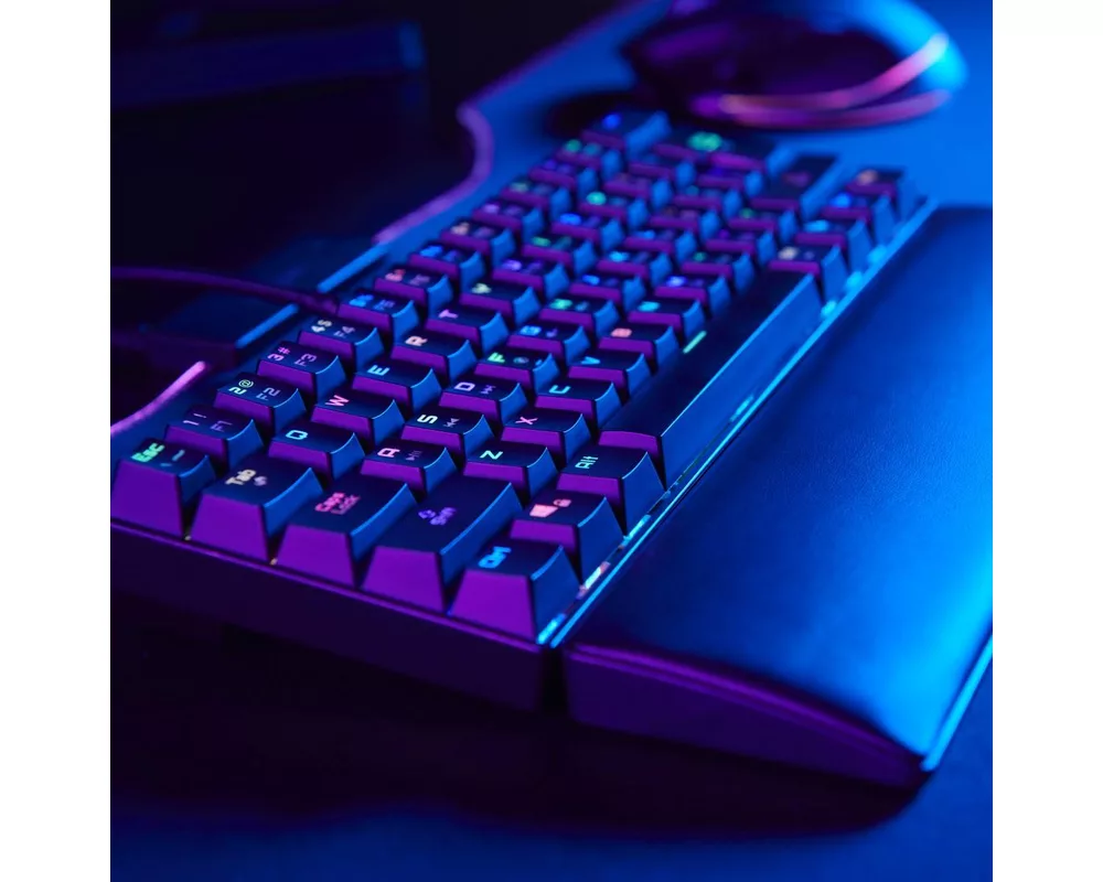 Клавиатура uRage Геймърска клавиатура "Exodus 760 Mechanical Mini", червени суичове, черна 6