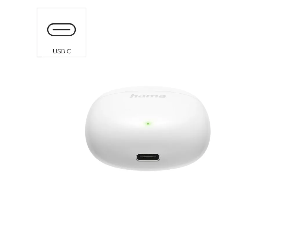 Слушалки Hama Блутут слушалки "Action One", TWS, Earbuds, бял 11