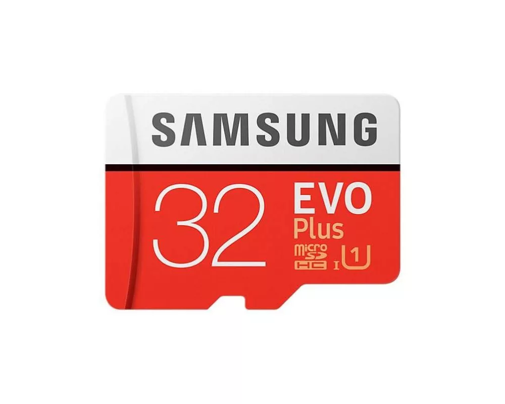 Флаш карта Samsung MicroSD EVO Plus 32GB, Class 10, с адаптер 2