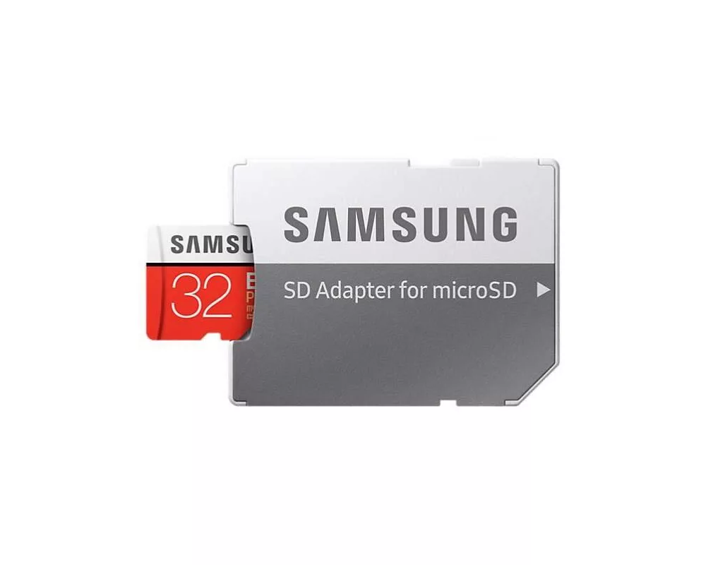 Флаш карта Samsung MicroSD EVO Plus 32GB, Class 10, с адаптер 3