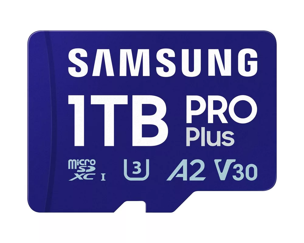 Флаш карта Samsung PRO Plus 1 TB, microSDXC UHS-I Class 10, с адаптер 4
