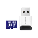 <span>Флаш карта</span> Samsung PRO Plus 1 TB, microSDXC UHS-I Class 10, с адаптер <span class='catalog-num-in-name'>SAM-SDM-MD1T0SBWW</span> - 
