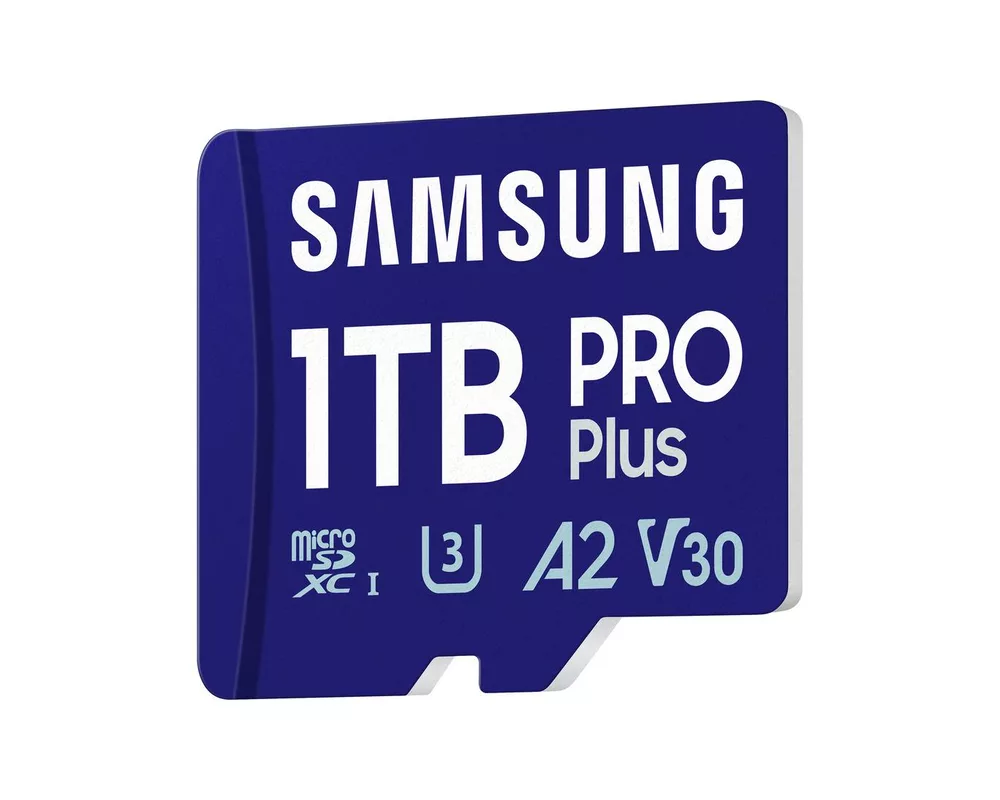 Флаш карта Samsung PRO Plus 1 TB, microSDXC UHS-I Class 10, с адаптер 2