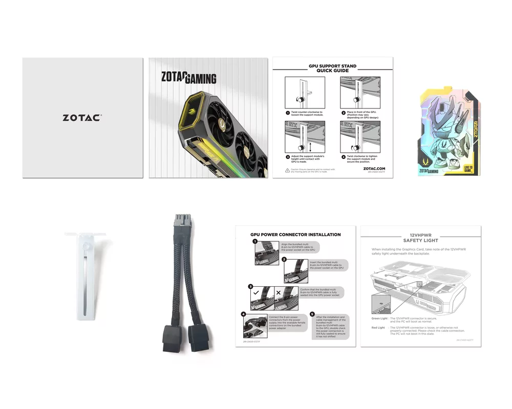 Видеокарта ZOTAC GAMING RTX 5070 TI Solid Core OC White 16GB GDDR7 6