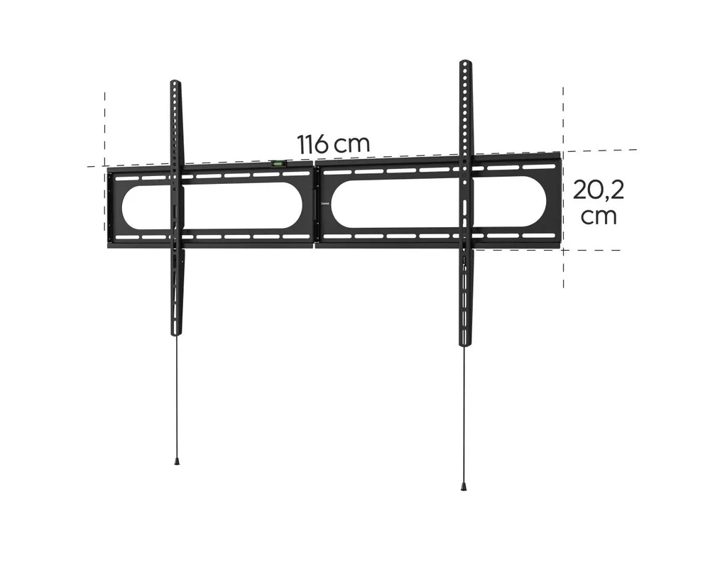 Стойка , 120" (305 см) до 100 кг, разстояние от стената 2,8 см 11