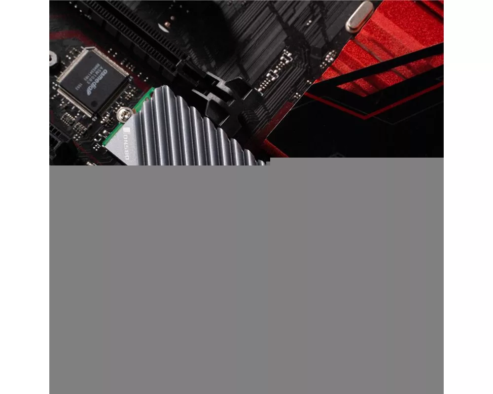 Аксесоар за съхранение Пасивен охладител Jonsbo M.2 SSD, оребрен, Сив 7